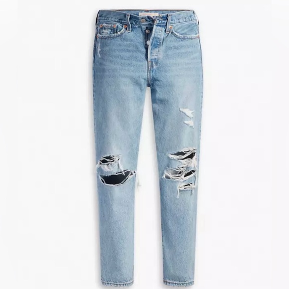 Levi’s Premium Wedgie Straight Fit Women’s Jeans Sz 6 short 28W/28L - Picture 1 of 6